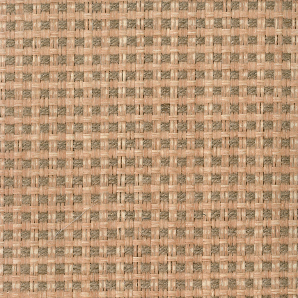 Kravet Design - W3285-106 Beige | Kravet Design | Grasscloth Iii |Check/Houndstooth Metallic Wallcovering