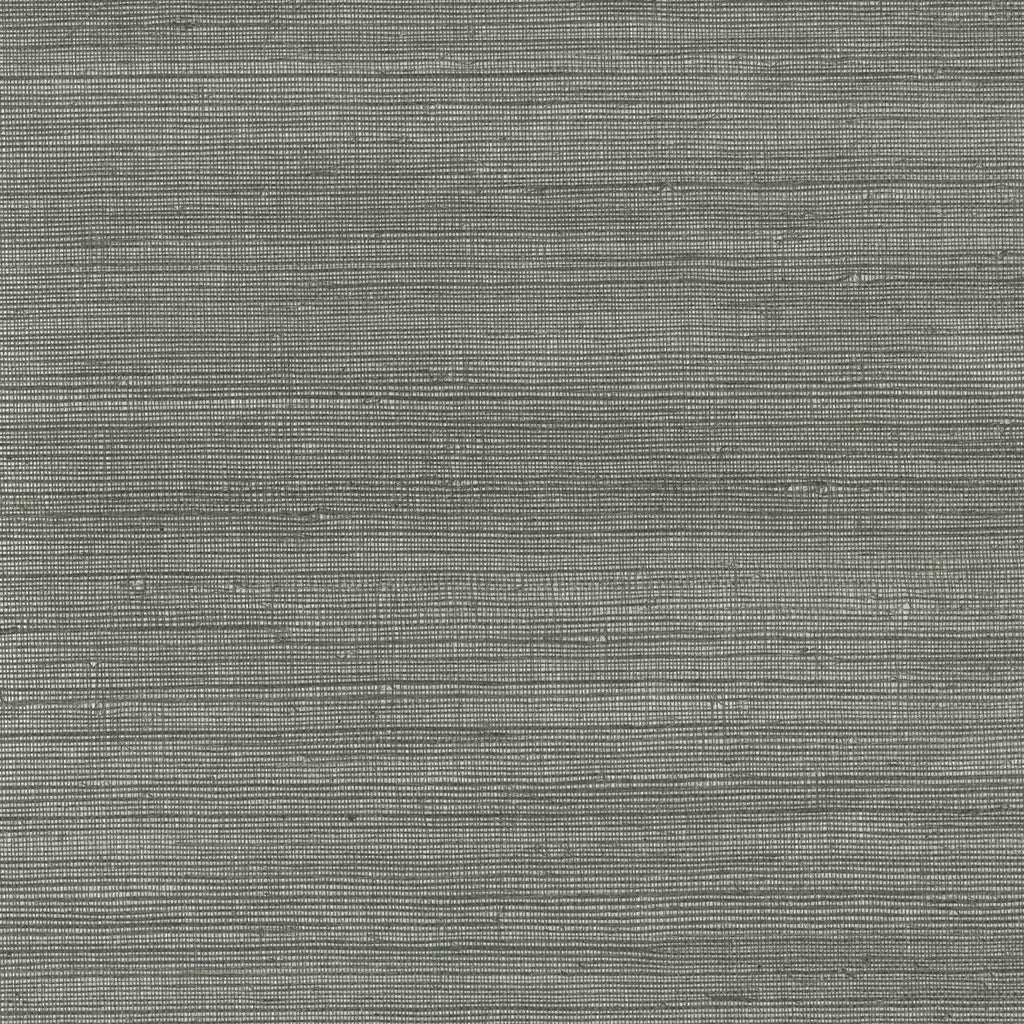 Kravet Design - W3306-21 Charcoal | Kravet Design | Elements Ii Naturals | Solid Texture Wallcovering Grasscloth