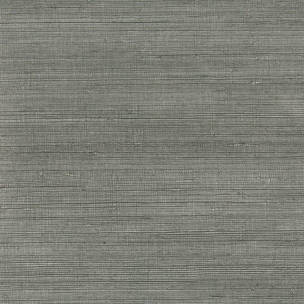 Kravet Design - W3306-21 Charcoal | Kravet Design | Elements Ii Naturals | Solid Texture Wallcovering Grasscloth