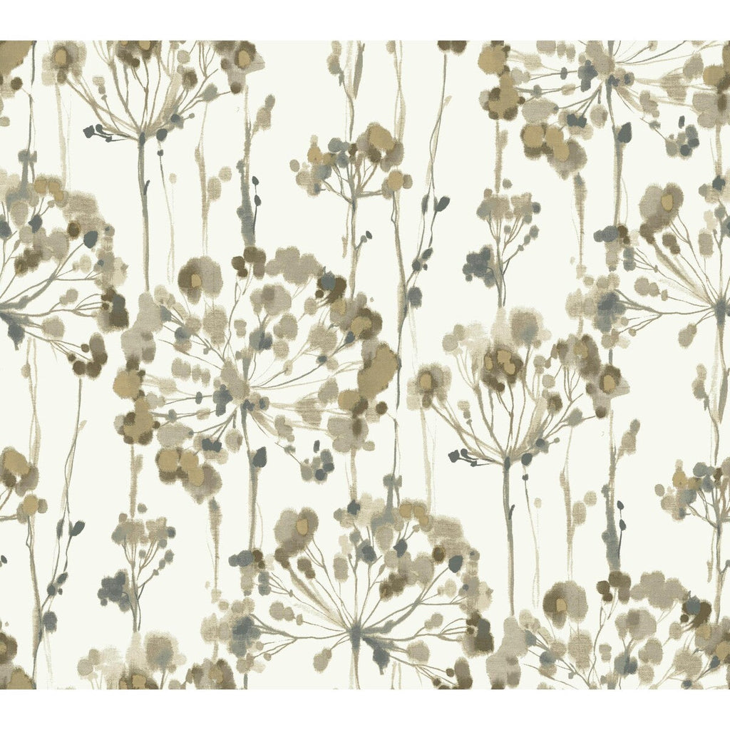 Kravet Design - W3353-511 Ivory | Kravet Design | Candice Olson Collection | Botanical & Floral Modern Wallcovering Print