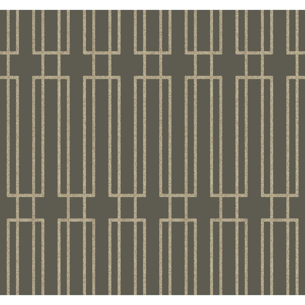 Kravet Design - W3384-11 Grey | Kravet Design | Candice Olson Collection |Geometric Texture Wallcovering Print