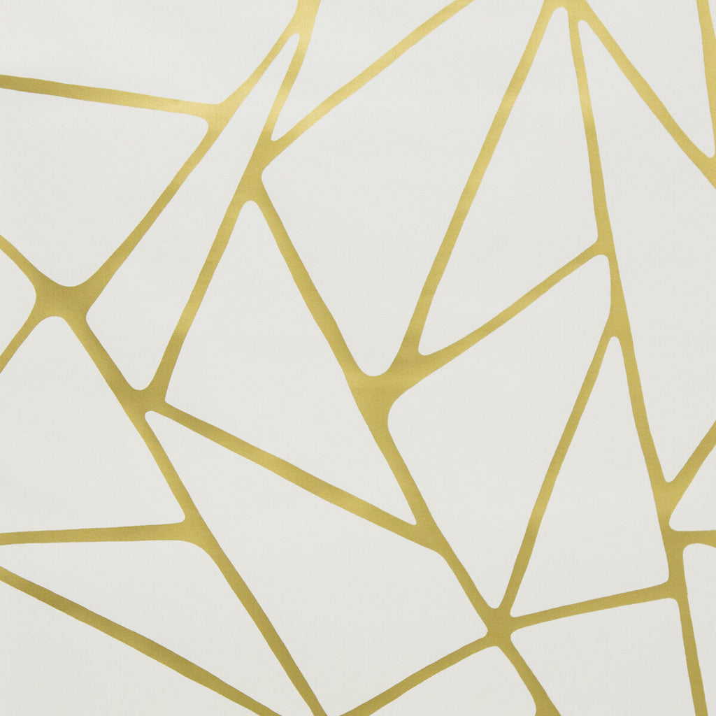 La Pointe - Gilt Gold | Kravet Couture | Linherr Hollingsworth Boheme | Modern Wallcovering Print