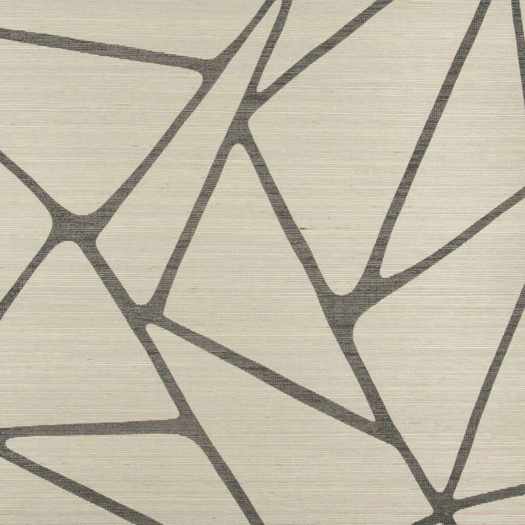 To The Point - Stone Light Grey | Kravet Couture | Linherr Hollingsworth Boheme |Modern Texture Wallcovering Print
