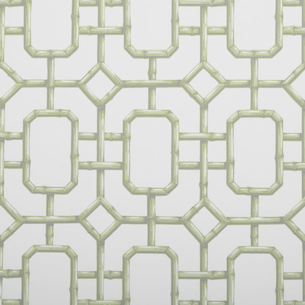 Bambu Fret - Celery | Kravet Couture | Jan Showers Glamorous | Modern Wallcovering Print