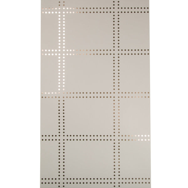 Kravet Design - W3412-411 Light Grey | Kravet Design |Dots Stripes Wallcovering Print