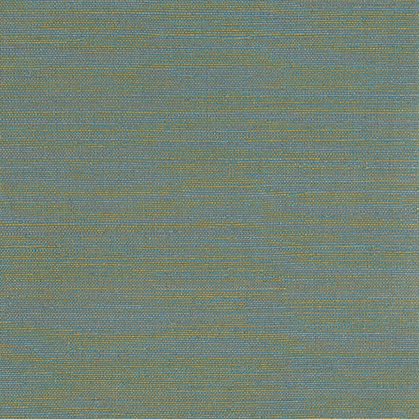 Kravet Design - W3426-13 Green | Kravet Design |Metallic Texture Wallcovering Grasscloth