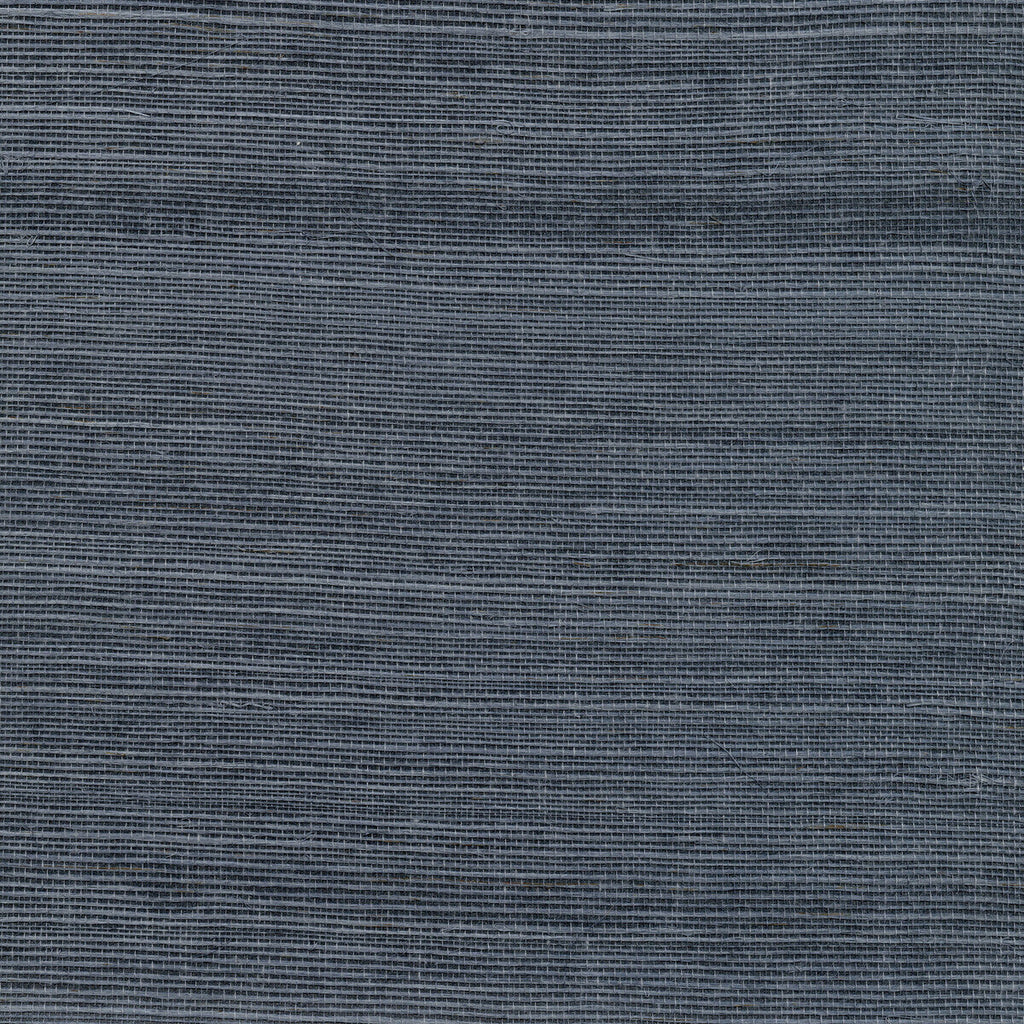 Kravet Design - W3454-5 Blue | Kravet Design | Solid Texture Wallcovering Grasscloth