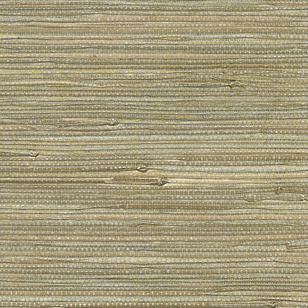 Kravet Design - W3459-1611 Silver | Kravet Design |Texture Metallic Wallcovering Grasscloth