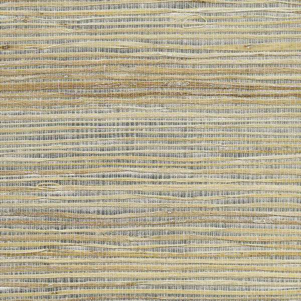 Kravet Design - W3463-1611 Silver Natural Wallcovering | Kravet