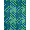 Proxmire - Peacock Dark Blue | Kravet Couture | Modern Tailor |Modern Geometric Wallcovering Print