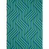 Proxmire - Peacock Dark Blue | Kravet Couture | Modern Tailor |Modern Geometric Wallcovering Print