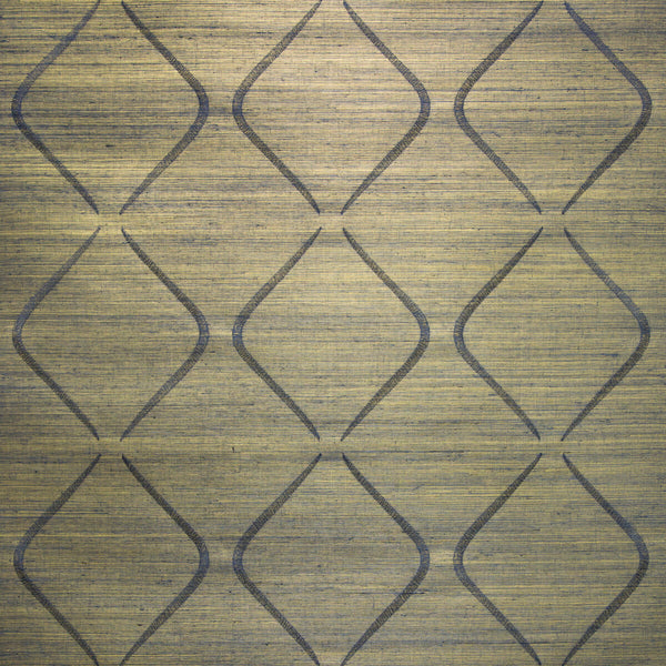 Kravet Design - W3493-50 Indigo | Kravet Design | Candice Olson Collection | Wallcovering Grasscloth