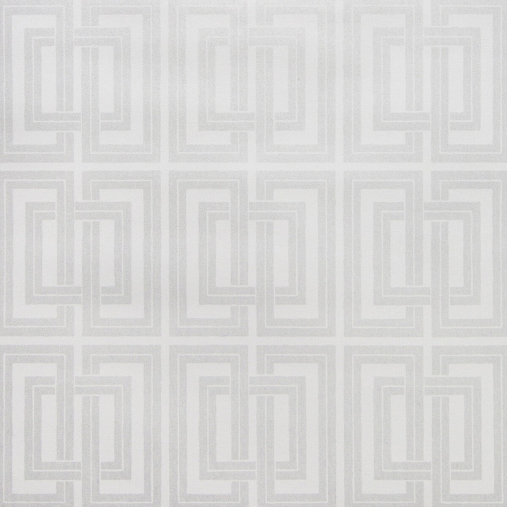 Kravet Design - W3494-11 Silver | Kravet Design | Candice Olson Collection |Geometric Metallic Wallcovering Print
