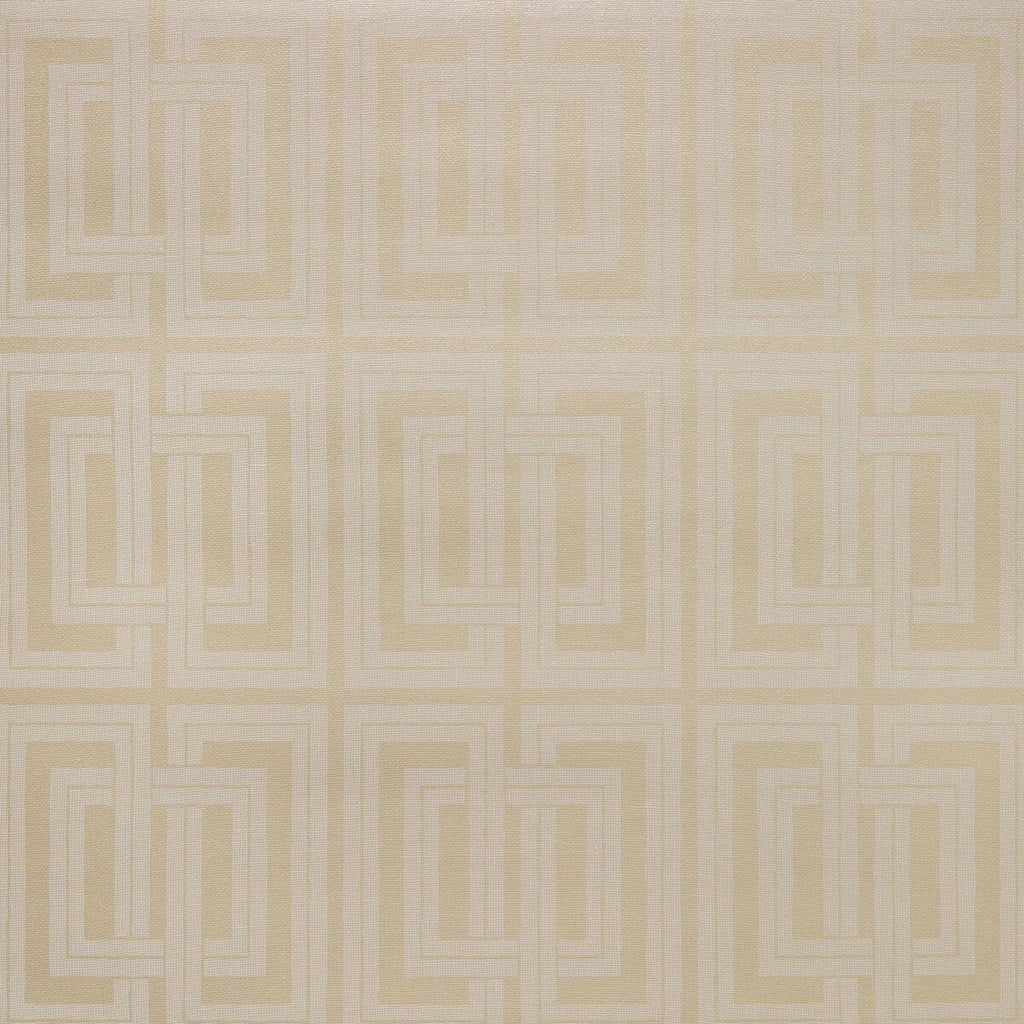Kravet Design - W3494-16 Beige | Kravet Design | Candice Olson Collection |Geometric Metallic Wallcovering Print