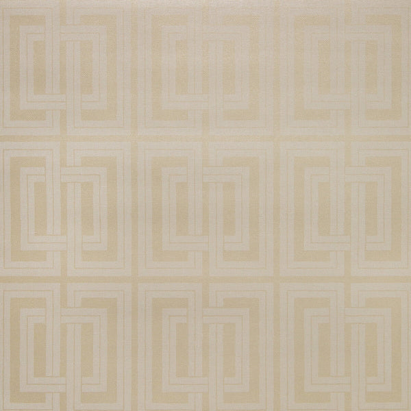 Kravet Design - W3494-16 Beige | Kravet Design | Candice Olson Collection |Geometric Metallic Wallcovering Print