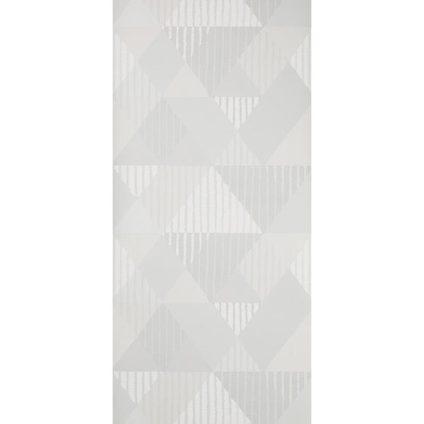 Mod Peaks - Platinum Beige | Kravet Design | Sarah Richardson Wallpaper | Modern Wallcovering Print