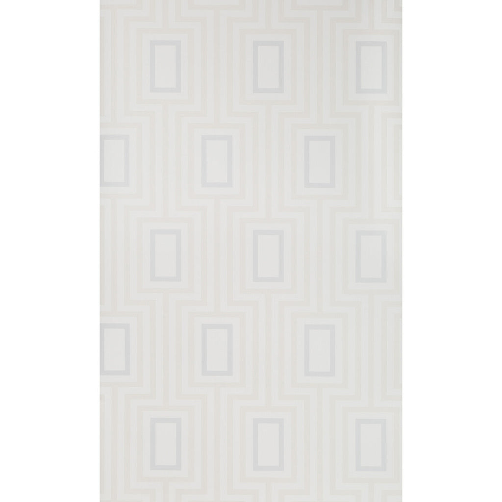 Metromod - Platinum Beige | Kravet Design | Sarah Richardson Wallpaper |Modern Geometric Wallcovering Print