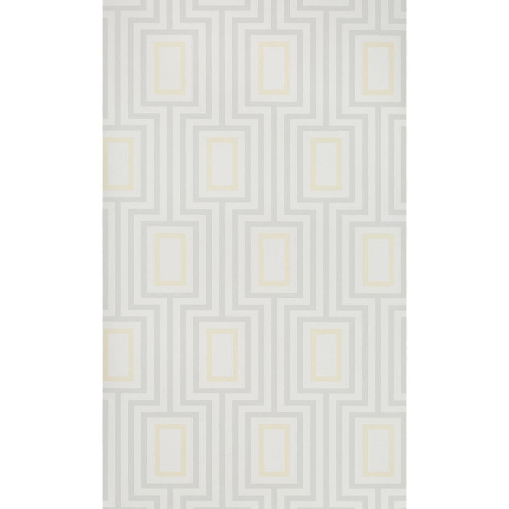 Metromod - Citrine Yellow | Kravet Design | Sarah Richardson Wallpaper |Modern Geometric Wallcovering Print