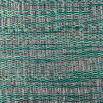 Kravet Design - W3525-35 Turquoise | Kravet Design | Elements Ii Naturals | Solid Texture Wallcovering Grasscloth