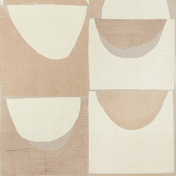 Niko Mod - Blush Spa | Kravet Couture | Linherr Hollingsworth Boheme Ii | Abstract Geometric Wallcovering Print