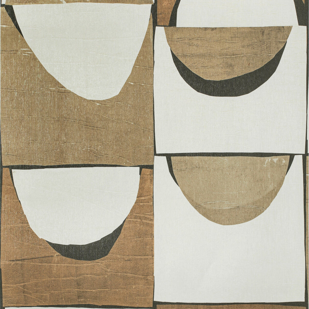 Niko Mod - Canyon White | Kravet Couture | Linherr Hollingsworth Boheme Ii | Abstract Geometric Wallcovering Print