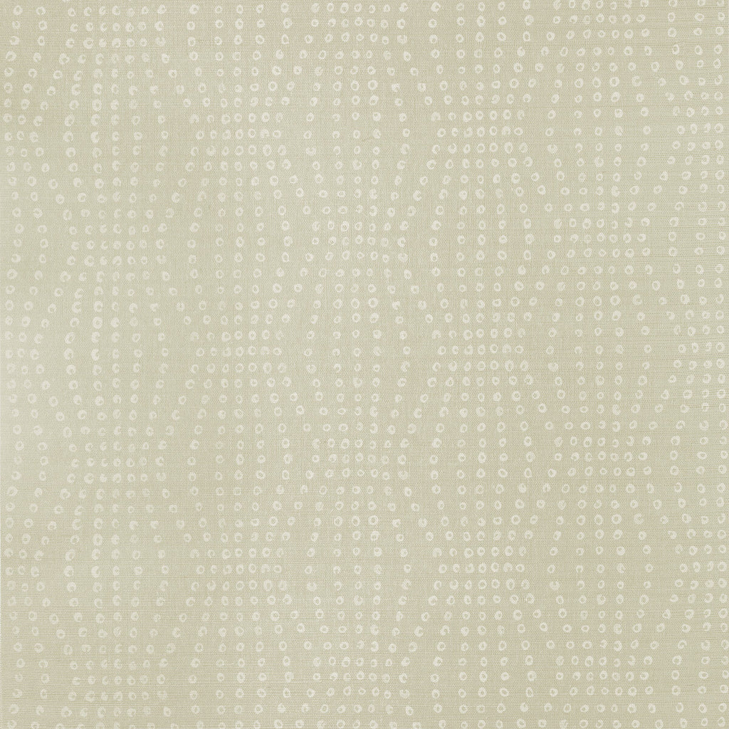 Puka - Flax Ivory | Kravet Couture | Linherr Hollingsworth Boheme Ii |Geometric Metallic Wallcovering Print