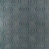 Puka - Blue Steel Indigo | Kravet Couture | Linherr Hollingsworth Boheme Ii |Geometric Metallic Wallcovering Print