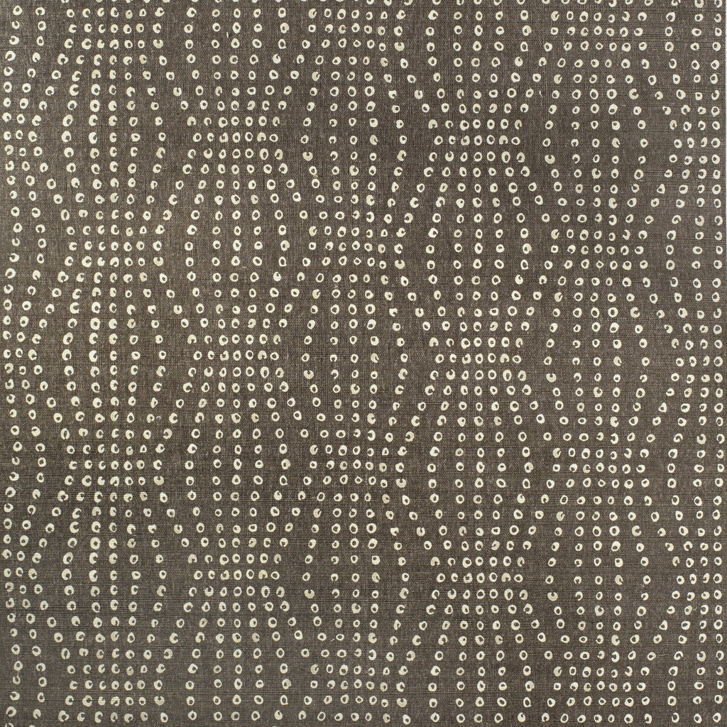 Puka - Mink Charcoal | Kravet Couture | Linherr Hollingsworth Boheme Ii |Geometric Metallic Wallcovering Print