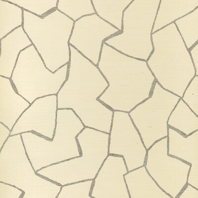 Kravet Couture W-Bark Cloth-Stone - Ivory | Kravet Couture | Modern Wallcovering Print