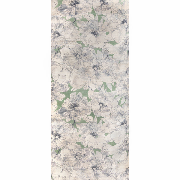 W-Ayrlies - Julep Metallic | Kravet Couture | Modern Colors-Sojourn Collection | Botanical & Floral Metallic Wallcovering Print