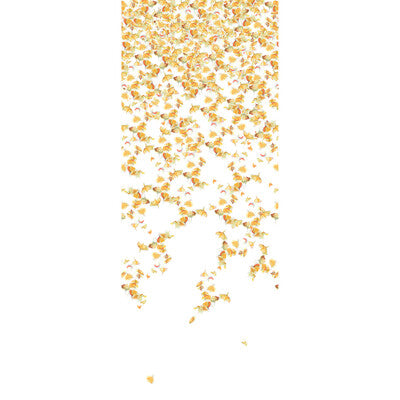 Falling Ginkgo - Autumn White | Kravet Couture | Paperscape Artist Series | Botanical & Floral Wallcovering Print