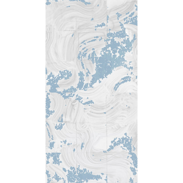 Rearrangements - Cumulus White | Kravet Couture | Paperscape Artist Series |Modern Novelty Wallcovering Print