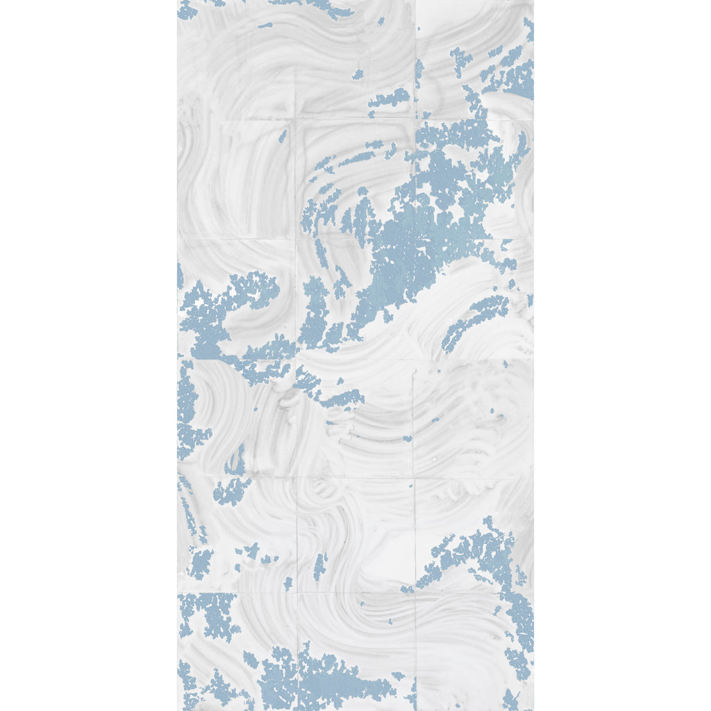 Rearrangements - Cumulus White | Kravet Couture | Paperscape Artist Series |Modern Novelty Wallcovering Print