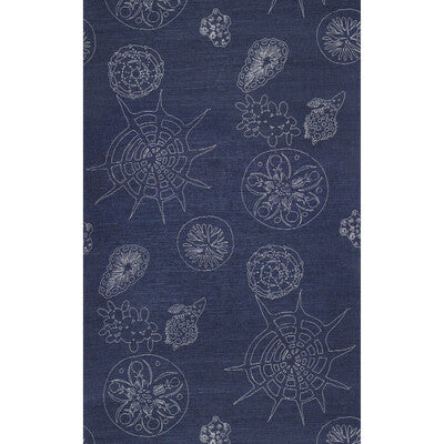 Telescopic G - Deep Ocean Indigo | Kravet Couture | Paperscape Artist Series | Novelty Wallcovering Print