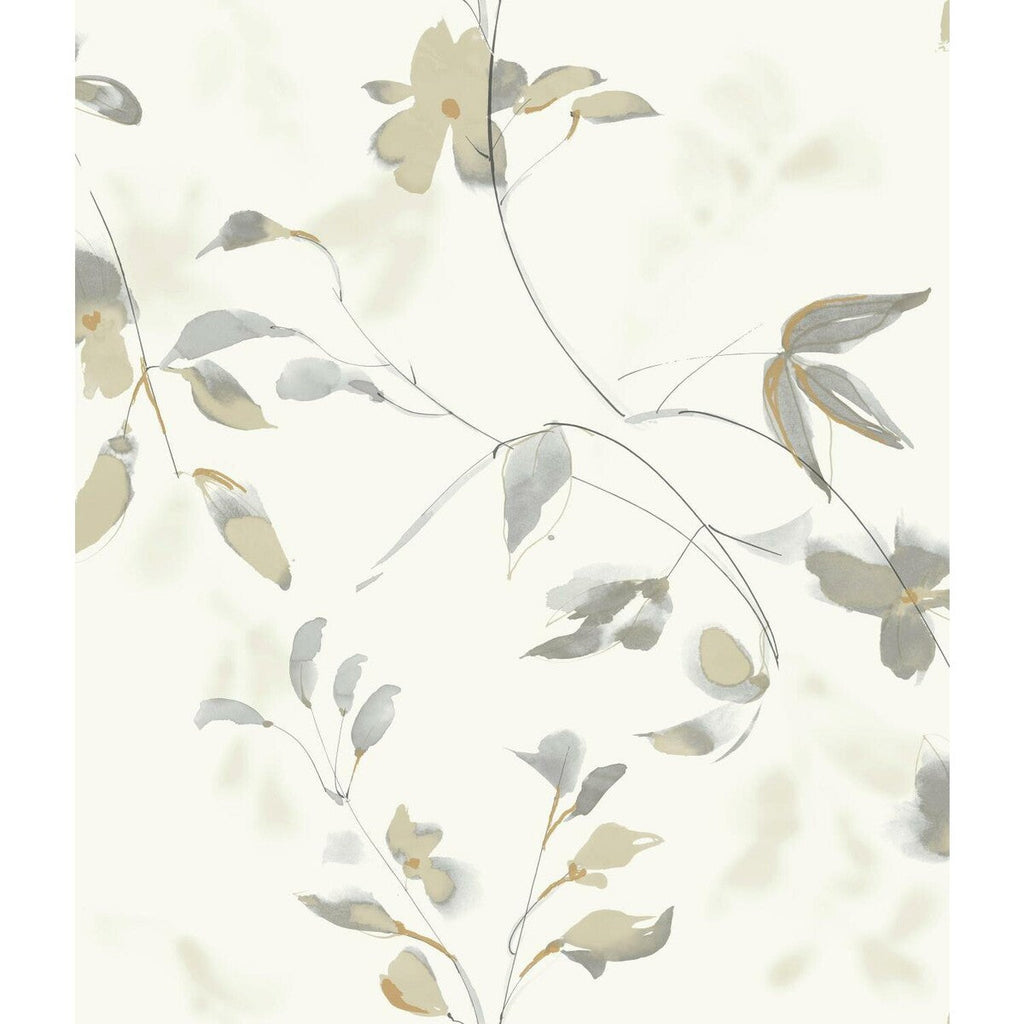 Kravet Design - W3587-16 Ivory | Kravet Design | Candice Olson Collection | Botanical & Floral Wallcovering Print