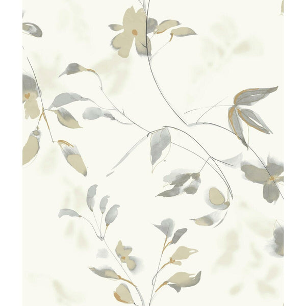 Kravet Design - W3587-16 Ivory | Kravet Design | Candice Olson Collection | Botanical & Floral Wallcovering Print