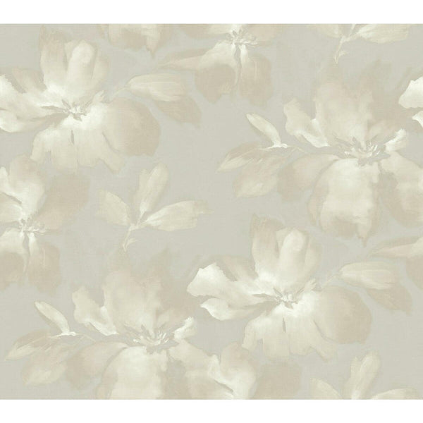 Kravet Design - W3590-16 Beige | Kravet Design | Candice Olson Collection | Botanical & Floral Metallic Wallcovering Print