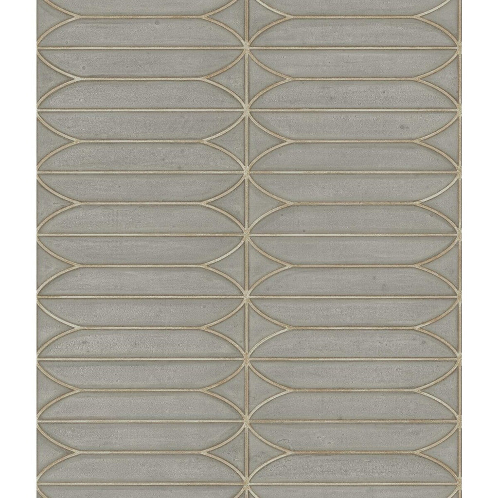 Kravet Design - W3594-416 Taupe | Kravet Design | Candice Olson Collection |Geometric Metallic Wallcovering Print