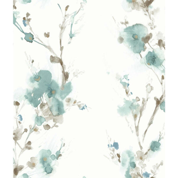Kravet Design - W3599-135 White | Kravet Design | Candice Olson Collection | Botanical & Floral Wallcovering Print