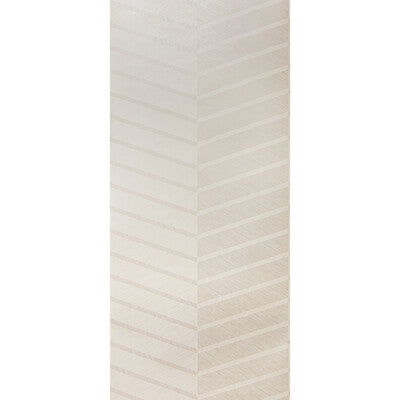 Kravet Design - W3600-111 White | Kravet Design |Herringbone/Tweed Metallic Wallcovering Print