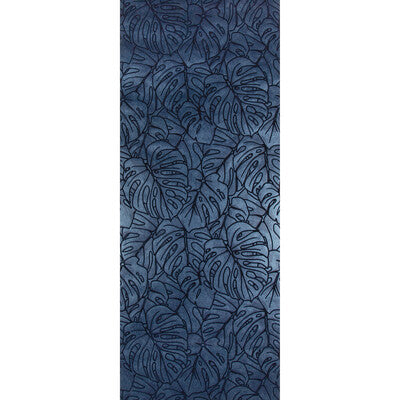 Kravet Design - W3602-50 Indigo | Kravet Design | Botanical & Floral Metallic Wallcovering Print