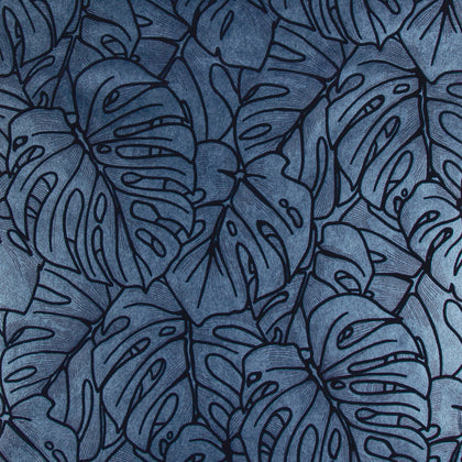 Kravet Design - W3602-50 Indigo Wallcovering | Kravet
