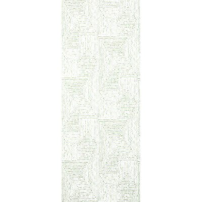 W3604-3 White | Kravet Design | Geometric Wallcovering Print