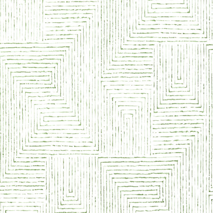 W3604-3 White | Kravet Design | Geometric Wallcovering Print