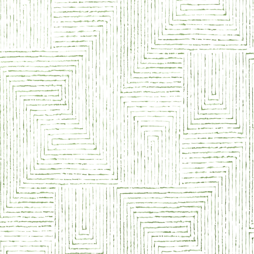 W3604-3 White | Kravet Design | Geometric Wallcovering Print