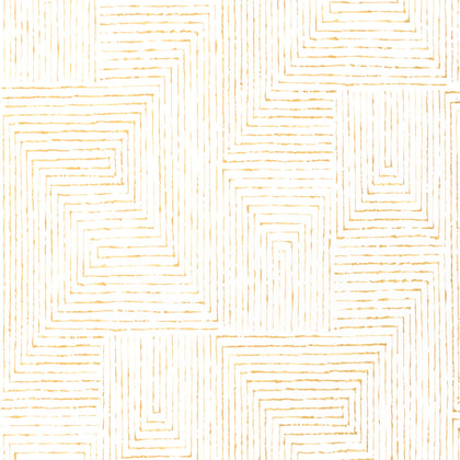W3604-4 White | Kravet Design | Geometric Wallcovering Print