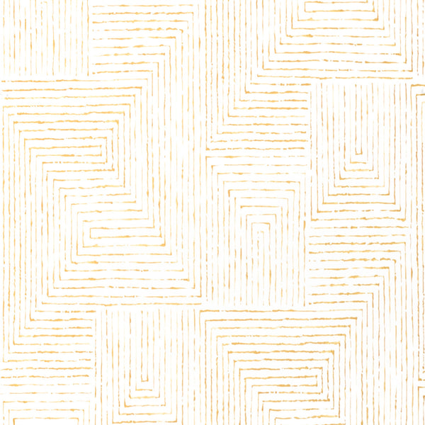 W3604-4 White | Kravet Design | Geometric Wallcovering Print