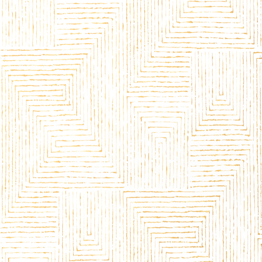 W3604-4 White | Kravet Design | Geometric Wallcovering Print