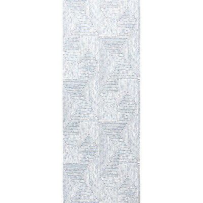 W3604-5 White | Kravet Design | Geometric Wallcovering Print