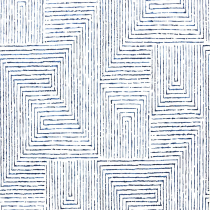 W3604-5 White | Kravet Design | Geometric Wallcovering Print